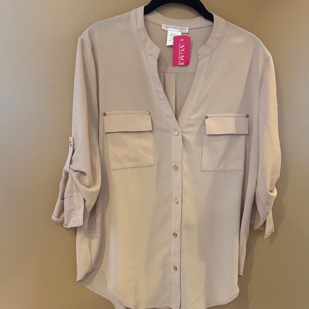 Cream Women’s button down